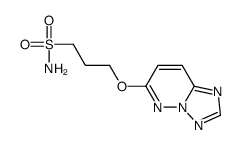 3-([1,2,4]triazolo[1,5-b]pyridazin-6-yloxy)propane-1-sulfonamide结构式