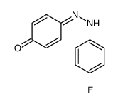 4-[(4-fluorophenyl)hydrazinylidene]cyclohexa-2,5-dien-1-one结构式