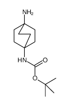 tert-butyl (4-aminobicyclo[2.2.2]octan-1-yl)carbamate structure