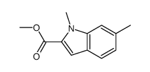 Methyl 1,6-dimethyl-1H-indole-2-carboxylate Structure