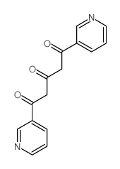 1,3,5-Pentanetrione,1,5-di-3-pyridyl- (7CI,8CI) structure