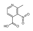 4-Pyridinecarboxylic acid, 2-methyl-3-nitro- structure