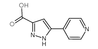 5-吡啶-4-基-1H-吡唑-3-羧酸结构式