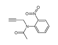 N-(2-nitrophenyl)-N-(prop-2-yn-1-yl)acetamide Structure