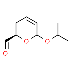 (2R)-6-isopropoxy-3,6-dihydro-2H-pyran-2-carbaldehyde Structure