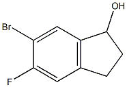 6-BROMO-5-FLUORO-2,3-DIHYDRO-1H-INDEN-1-OL Structure