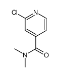 2-Chloro-N,N-dimethyl-4-pyridinecarboxamide Structure