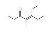 5-Ethyl-4-methyl-4-hepten-3-one structure