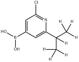 (2-chloro-6-(propan-2-yl-d7)pyridin-4-yl)boronic acid picture