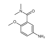 5-amino-2-methoxy-N,N-dimethylbenzamide(SALTDATA: FREE)结构式