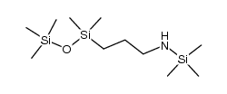 1,1,1-trimethyl-N-(3-(1,1,3,3,3-pentamethyldisiloxanyl)propyl)silanamine Structure