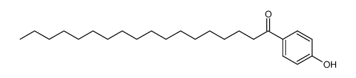 1-(4-hydroxy-phenyl)-octadecan-1-one Structure