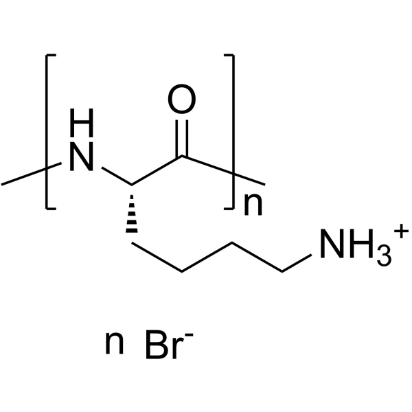 Poly-L-lysine hydrobromide Structure