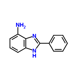 2-PHENYL-1 H-BENZOIMIDAZOL-4-YLAMINE结构式