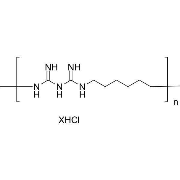 聚六亚甲基双胍盐酸盐结构式