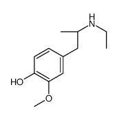 4-[(2S)-2-(ethylamino)propyl]-2-methoxyphenol结构式