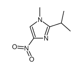 1-methyl-2-isopropyl-4-nitroimidazole结构式