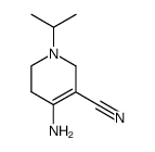 3-Pyridinecarbonitrile,4-amino-1,2,5,6-tetrahydro-1-(1-methylethyl)-(9CI) structure