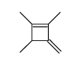 1,2,3-trimethyl-4-methylidenecyclobutene Structure