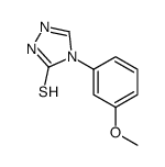 4-(3-METHOXYPHENYL)-4H-1,2,4-TRIAZOLE-3-THIOL structure