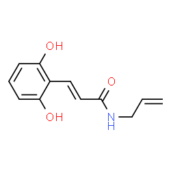 2-Propenamide, 3-(2,6-dihydroxyphenyl)-N-2-propenyl- (9CI) Structure