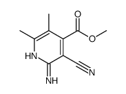 4-Pyridinecarboxylicacid,2-amino-3-cyano-5,6-dimethyl-,methylester(9CI) Structure