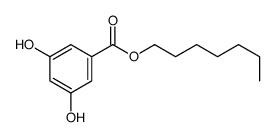 heptyl 3,5-dihydroxybenzoate Structure