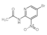 2-Acetamido-5-bromo-3-nitropyridine structure