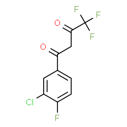 1-(3-chloro-4-fluorophenyl)-4,4,4-trifluorobutane-1,3-dione picture