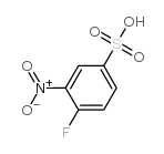 4-fluoro-3-nitrobenzenesulphonic acid结构式