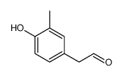 2-(4-hydroxy-3-methylphenyl)acetaldehyde结构式