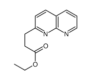 Ethyl 3-(1,8-naphthyridin-2-yl)propanoate Structure