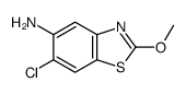 5-Benzothiazolamine,6-chloro-2-methoxy-(9CI) Structure