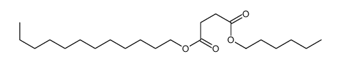 4-O-dodecyl 1-O-hexyl butanedioate Structure