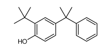 2-(1,1-dimethylethyl)-4-(1-methyl-1-phenylethyl)phenol Structure