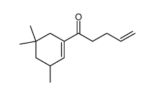 1-(3,5,5-trimethyl-1-cyclohexen-1-yl)pent-4-en-1-one Structure