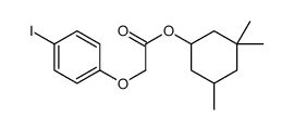 (3,3,5-trimethylcyclohexyl) 2-(4-iodophenoxy)acetate结构式