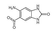 2H-Benzimidazol-2-one,5-amino-1,3-dihydro-6-nitro-(9CI)结构式