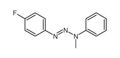 N-[(4-fluorophenyl)diazenyl]-N-methylaniline结构式