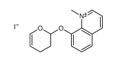 8-(3,4-dihydro-2H-pyran-2-yloxy)-1-methylquinolin-1-ium,iodide Structure