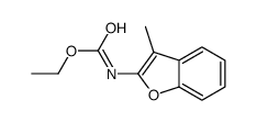 ethyl N-(3-methyl-1-benzofuran-2-yl)carbamate Structure