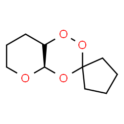 Spiro[cyclopentane-1,3-[6H]pyrano[2,3-e][1,2,4]trioxin], tetrahydro-, (4aR,8aR)-rel- (9CI) Structure