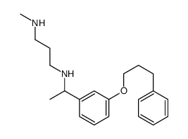 N-methyl-N'-[1-[3-(3-phenylpropoxy)phenyl]ethyl]propane-1,3-diamine Structure