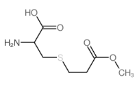 2-amino-3-(2-methoxycarbonylethylsulfanyl)propanoic acid Structure