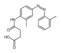 4-[2-methyl-4-[(2-methylphenyl)diazenyl]anilino]-4-oxobutanoic acid结构式