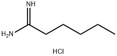 Hexanimidamide hydrochloride Structure