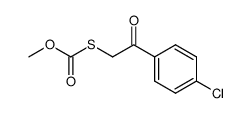 S-(2-(4-chlorophenyl)-2-oxoethyl) O-methyl carbonothioate Structure