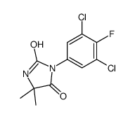 3-(3,5-dichloro-4-fluorophenyl)-5,5-dimethylimidazolidine-2,4-dione Structure