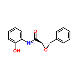 Oxiranecarboxamide, N-(2-hydroxyphenyl)-3-phenyl-, (2R,3S)- (9CI) Structure