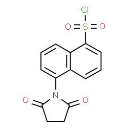 5-(2,5-DIOXO-PYRROLIDIN-1-YL)-NAPHTHALENE-1-SULFONYL CHLORIDE Structure